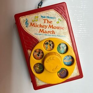 Vintage Mickey Mouse March Wind-up Toy